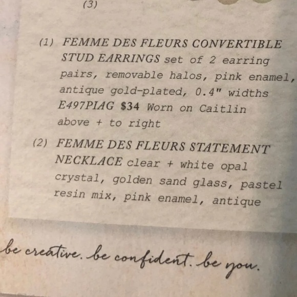 Chloe + Isabel Earrings Femme des Fleurs pink - Picture 8 of 8